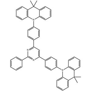 2-苯基-4,6-雙[4-(9,9-二甲基-9,10-二氫吖啶)苯基]嘧啶