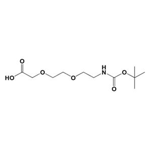 叔丁氧羰基-PEG2-乙酸