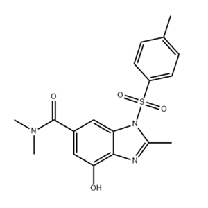 4-羥基-N,N,2-三甲基-1-對(duì)甲苯磺?；?1H-苯并[D]咪唑-6-甲酰胺