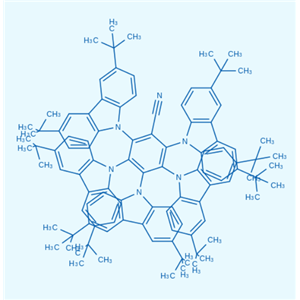 2,3,4,5,6-五(3,6-二叔丁基-9H-咔唑-9-基)苯甲腈