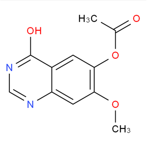 3,4-二氫-7-甲氧基-4-氧代喹唑啉-6-醇乙酸酯