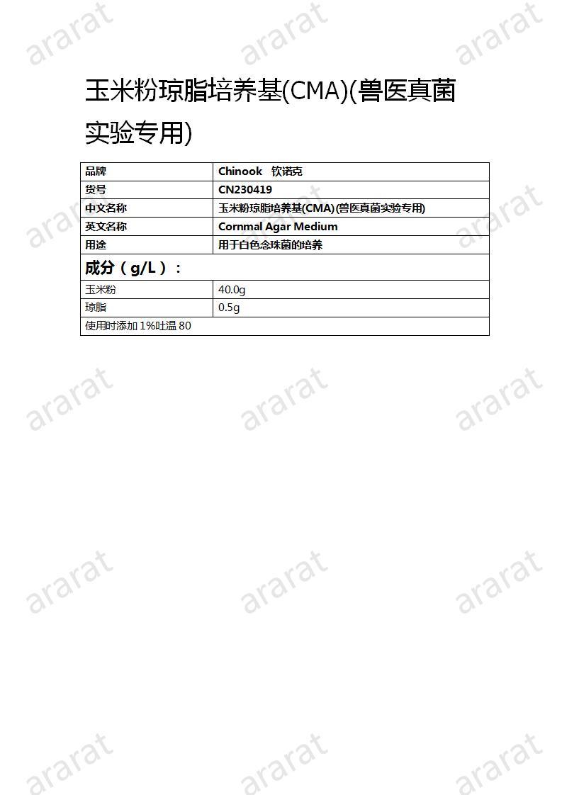 CN230419  玉米粉瓊脂培養(yǎng)基(CMA)(獸醫(yī)真菌實(shí)驗(yàn)專用)_01.jpg