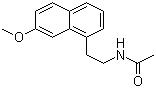 CAS 登錄號(hào)：138112-76-2, 阿戈美拉汀, N-[2-(7-甲氧基萘-1-基)乙基]乙酰胺