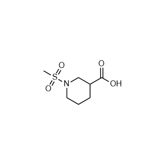 1-(甲基磺?；?哌啶-3-羧酸