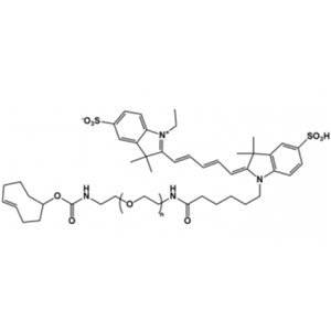 菁染料CY5-聚乙二醇-反式環(huán)辛烯