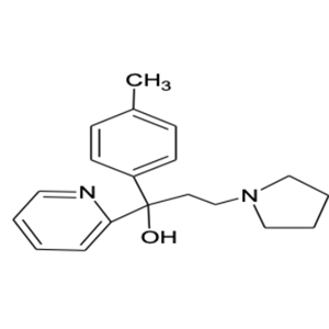 alpha-[2-(1-吡咯烷基)乙基]-alpha-(對(duì)甲苯基)吡啶-2-甲醇;曲普利啶中間體