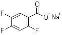 CAS 登錄號：522651-48-5, 2,4,5-三氟苯甲酸鈉鹽