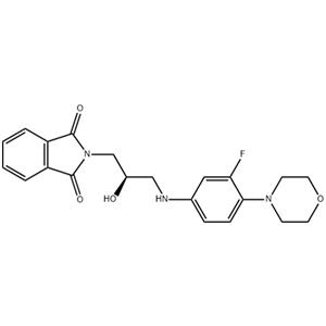 N-(3-酞酰亞胺基-2-(R)-羥基丙基)-3-氟-4-(嗎啉基)苯胺