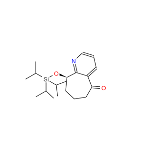 R-9-((三異丙基硅基)氧基)-6,7,8,9-四氫-5H-環(huán)庚基[b]吡啶-5-酮鹽酸鹽