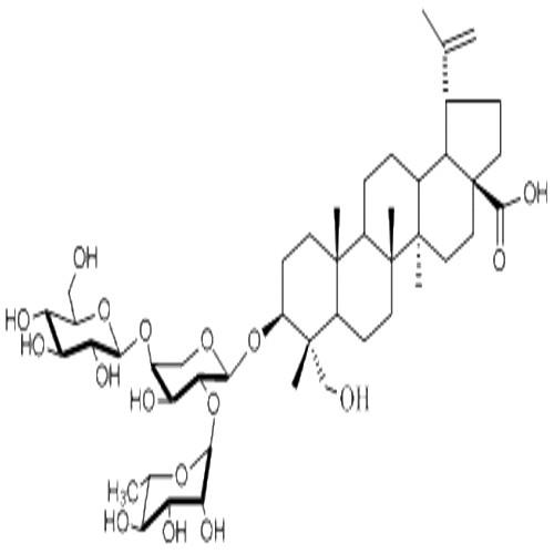 3-O-D-葡萄糖(1→4)-[ L-鼠李糖(1→2)]-L-阿拉伯糖-23-羥基羽扇豆20(29)-烯-28–酸.jpg