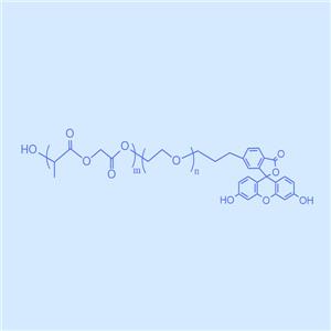 聚乳酸-羥基乙酸共聚物-聚乙二醇-熒光素