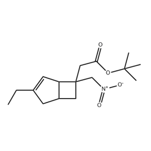 叔-丁基 2-(3-乙基-6-(硝基甲基)二環(huán)[3.2.0]庚-3-烯-6-基)醋酸鹽