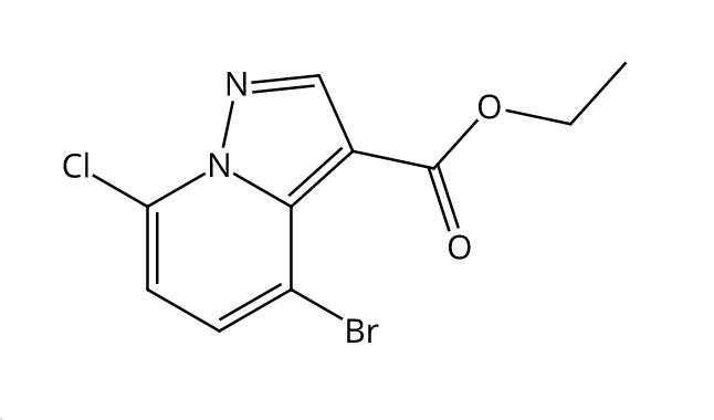 4-溴-7-氯吡唑并[1,5-A]吡啶-3-羧酸乙酯.png