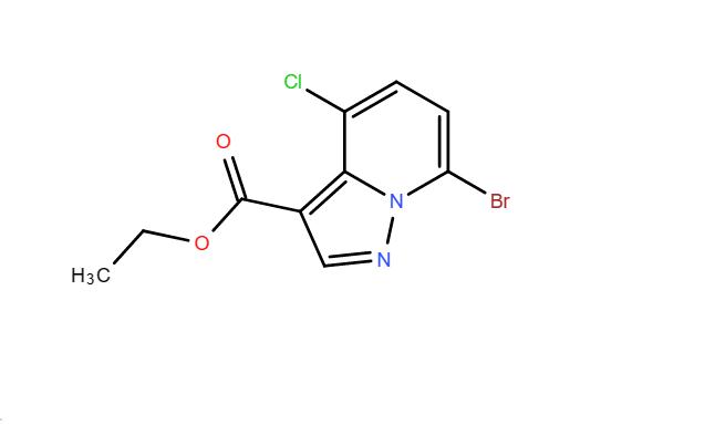 7-溴-4-氯吡唑并[1,5-A]吡啶-3-羧酸乙酯.png