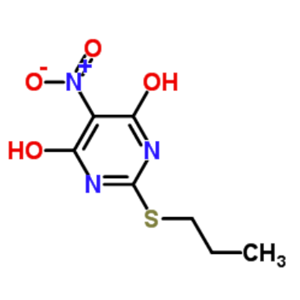 4，6-二羥基-5-硝基-2-丙硫基嘧啶