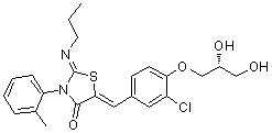 CAS 登錄號：854107-55-4, Ponesimod