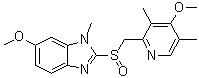 CAS 登錄號：784143-42-6, 6-甲氧基-2-[[(4-甲氧基-3,5-二甲基-2-吡啶基)甲基]亞磺?；鵠-1-甲基-1H-苯并咪唑