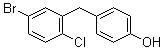 CAS 登錄號(hào)：864070-18-8, 4-[(5-溴-2-氯苯基)甲基]苯酚