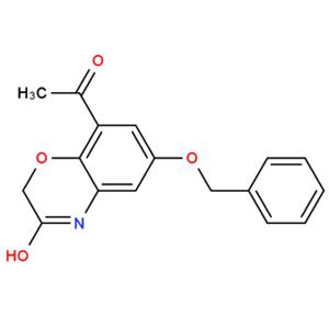 (6-(芐氧基)-8-乙酰基-2H-苯并[1,4]惡嗪-3(4H)-酮 869478-09-1