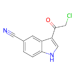 3-(2-氯乙?；?-1H-吲哚-5-甲腈,115027-08-2