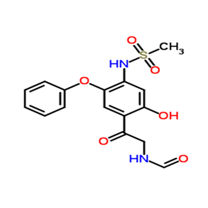 N-[5-羥基-4-(2-甲酰氨基)乙?；?2-苯氧基]苯基甲磺酰胺