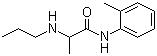 CAS 登錄號：721-50-6, 丙胺卡因, N-(2-甲基苯基)-2-丙胺-丙酰胺