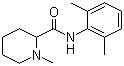 CAS 登錄號(hào)：22801-44-1, 甲哌卡因, 甲哌卡因堿基, N-(2,6-二甲苯基)-1-甲基-2-哌啶甲酰胺