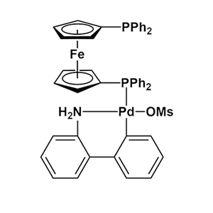 甲磺酸[1,1’-雙(二苯基膦)二茂鐵](2'-氨基-1,1'-聯(lián)苯-3-基)鈀(II)