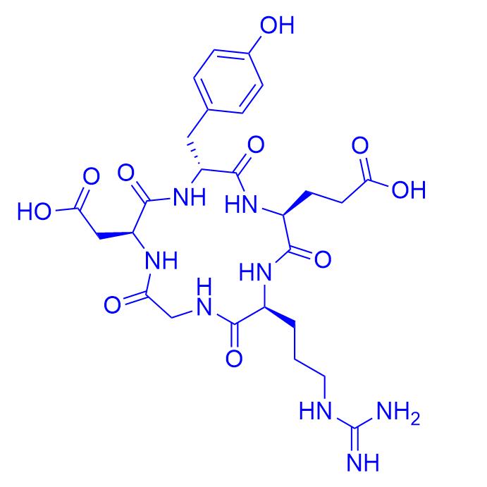 c（RGDyE） cyclo（Arg-Gly-Asp-D-Tyr-Glu）.png