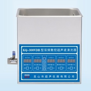 雙頻數(shù)控加熱超聲波清洗器 10L 45/80kHz|KQ-300VDB|舒美