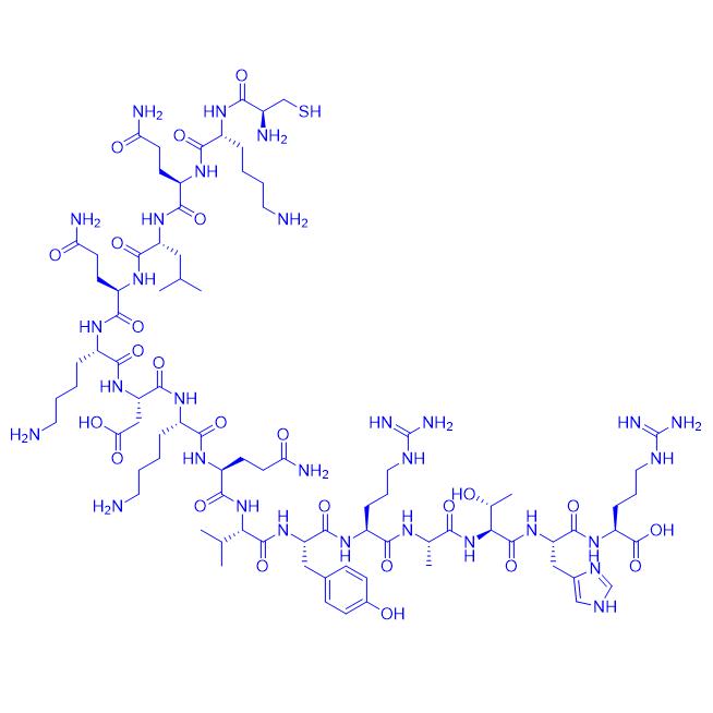 [Cys0]-GTP-Binding Protein Gsa (28-42); GTP-Binding Protein Fragment, Gs alpha 101038-78-2.png