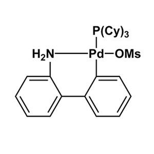 甲磺酸(三環(huán)己基膦)(2-氨基-1,1'-聯(lián)苯-2-基)鈀(II)