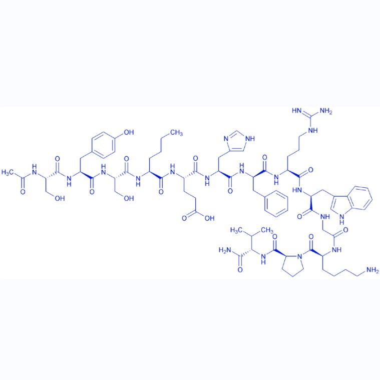 Melanotan I 75921-69-6；1566590-77-9(醋酸鹽).png