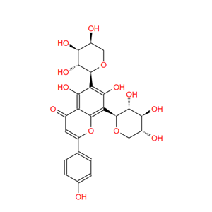 芹菜素-6-C-Α-L-吡喃阿拉伯糖-8-C-Β-D-吡喃木糖苷