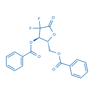 2-脫氧-2,2-二氟戊呋喃糖-1-酮 3,5-二安息香酸鹽  122111-01-7