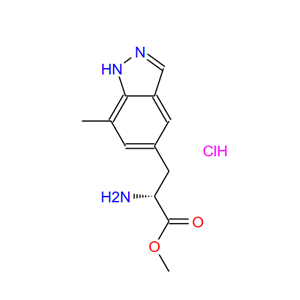 (R)-2-氨基-3-(7-甲基-1H-吲唑-5-基)丙酸甲酯二鹽酸鹽