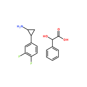 (1R,2S)-2-(3,4-二氟苯基)環(huán)丙胺 (R)-扁桃酸鹽