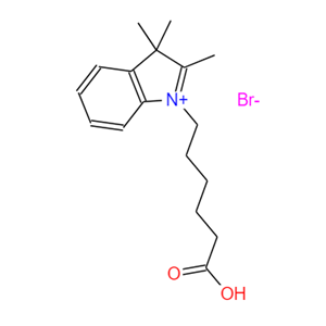171429-43-9 6-(2,3,3-三甲基吲哚-1-鎓-1-基)己酸溴化物
