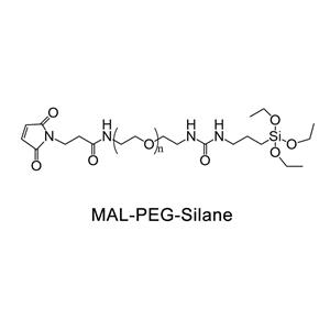 馬來(lái)酰亞胺-聚乙二醇-硅烷,Silane-PEG-MAL,Silane-PEG-Maleimide