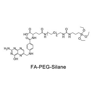 葉酸-聚乙二醇-硅烷，F(xiàn)A-PEG-Silane/NH2/FITC