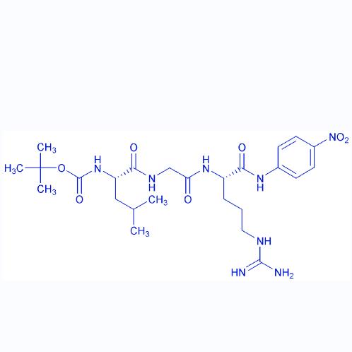 Boc-Leu-Gly-Arg-PNA.HCl  68223-96-1；71730-95-5.png