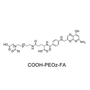 羧基-聚(2-乙基-2-噁唑啉)-葉酸；COOH-PEOz-FA