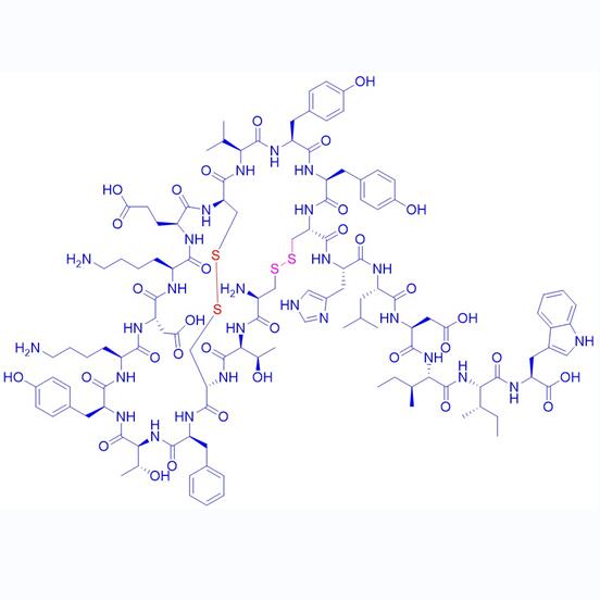 Endothelin 3, human, rat 117399-93-6；125692-40-2.png