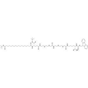 Fmoc-Lys(Oct(otBu)-Glu(otBu)-AEEA-AEEA)-OH;1662688-20-1;TEL19983060238