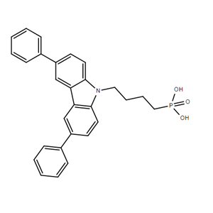 [4-(3,6-二苯基- 9H-咔唑-9基) 丁基]磷酸 2814500-04-2