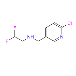 N-［（6-氯-3-吡啶）］甲基-2，2-二氟乙胺