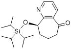 CAS 登錄號：1190363-45-1, (R)-9-(三異丙基硅烷基氧基)-6,7,8,9-四氫-5H-環(huán)庚三烯并[b]吡啶-5-酮