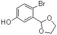 CAS 登錄號(hào)：1160182-44-4, 4-溴-3-(1,3-二氧雜環(huán)戊烷-2-基)苯酚