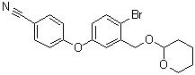 CAS 登錄號：943311-78-2, 4-[4-溴-3-[[(四氫-2H-吡喃-2-基)氧基]甲基]苯氧基]苯甲腈