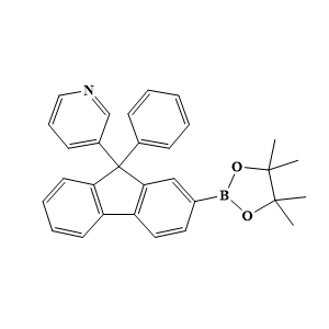 3-[9-苯基-2-（4,4,5,5-四甲基-1,3,2-二氧雜硼烷-2-基）-9H-芴-9-基]吡啶-;2230216-92-7